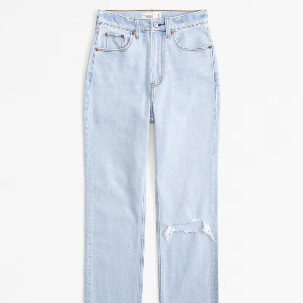 Abercrombie & Fitch | The Ankle Straight Ultra High Rise Jean